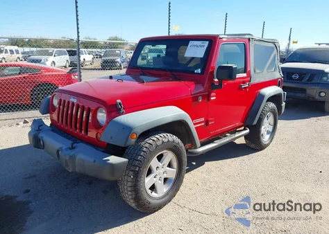 2010 Jeep Wrangler Sport из США, поврежденный, VIN 1J4AA2D12AL135393